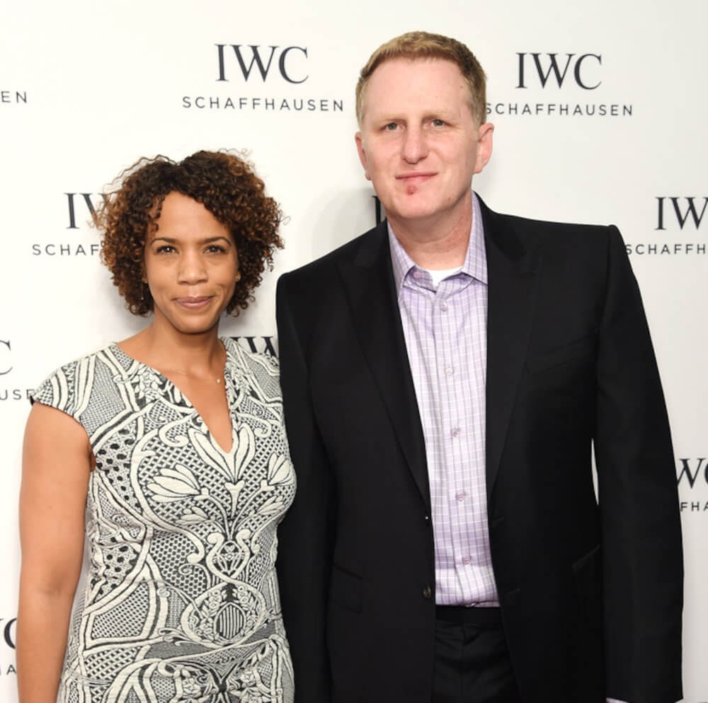 Michael Rapaport with current wife Kebe Dunn
