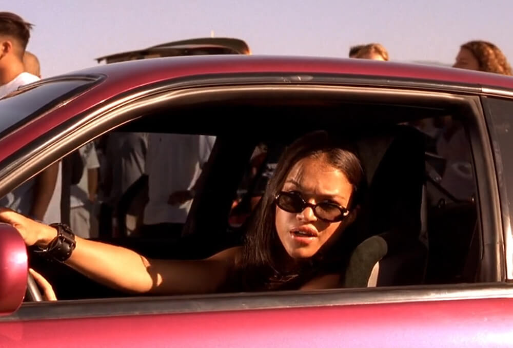 Michelle Rodriguez in fast and furious 2001