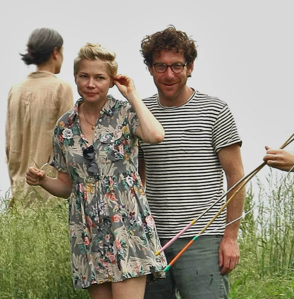 Michelle Williams and Dustin Yellin