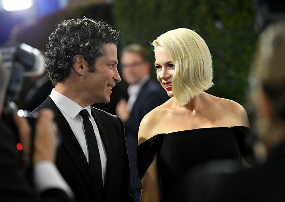 Michelle Williams and current husband Thomas Kail