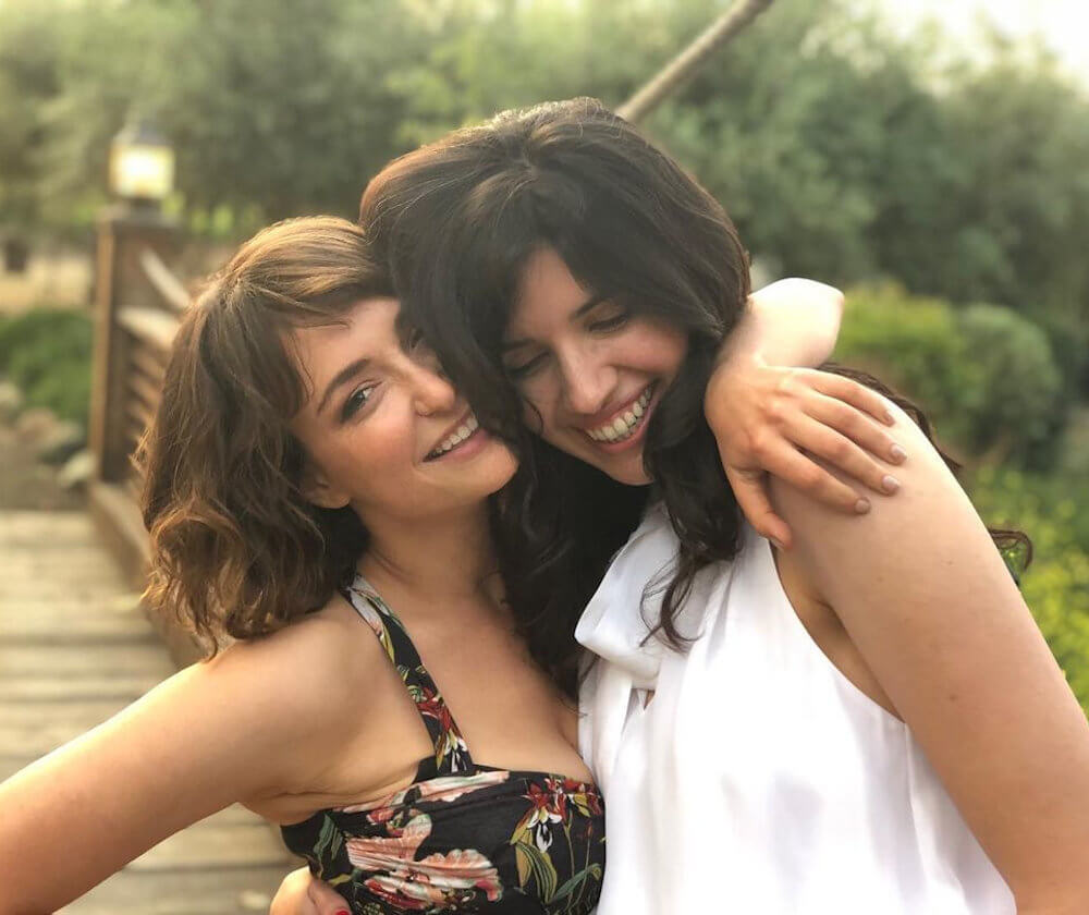 Milana Vayntrub with a secret girlfriend