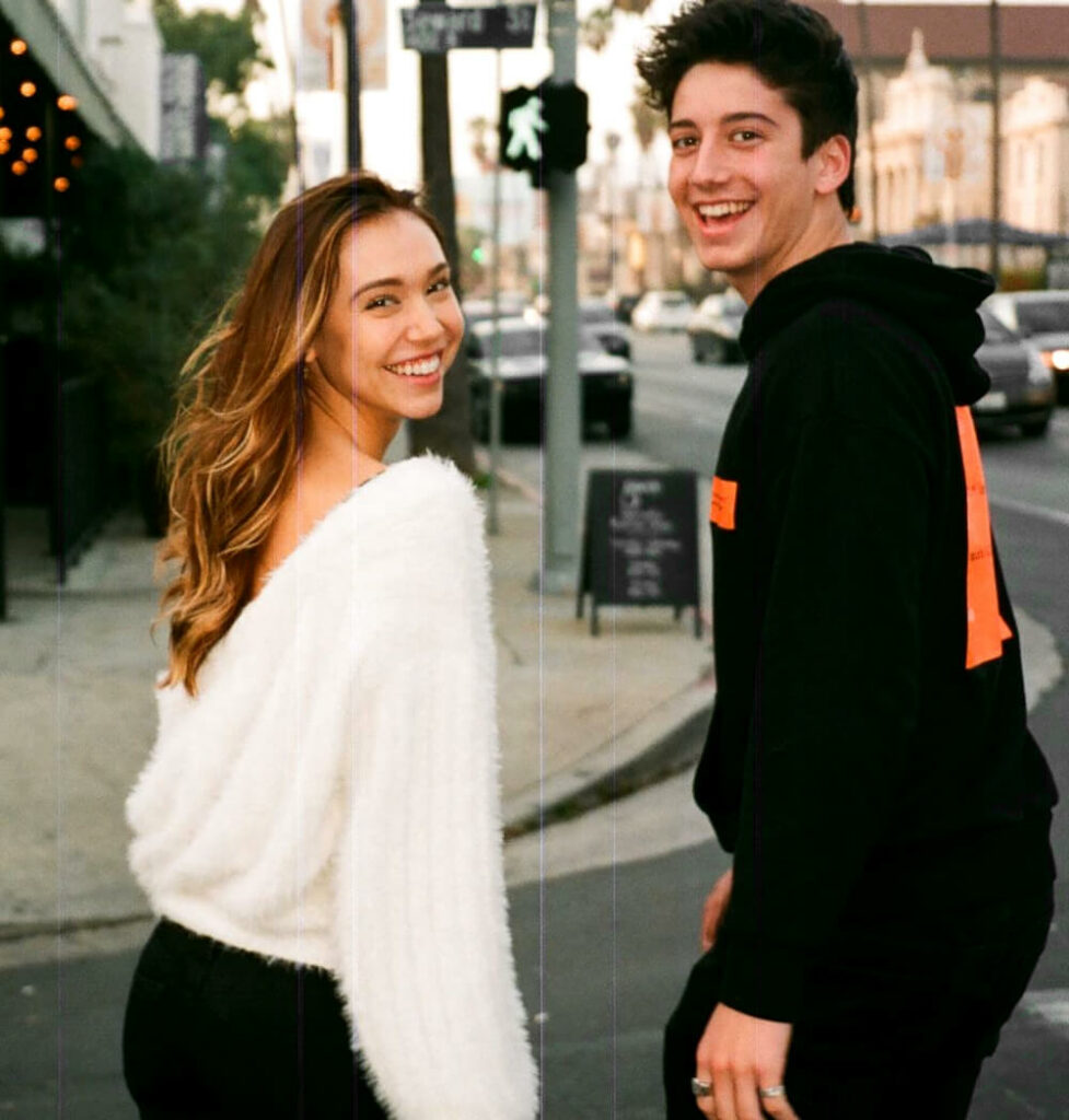 Milo Manheim and Alexis Ren