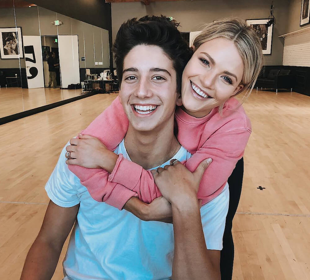 Milo Manheim with his new partner Witney Carson