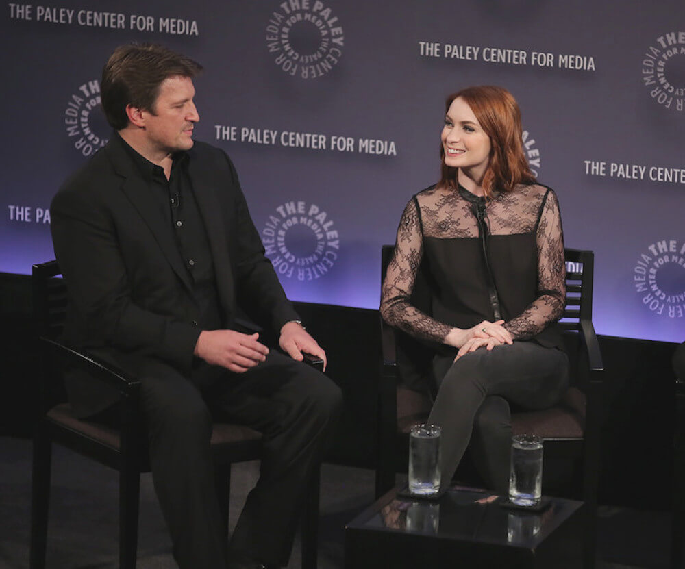 Nathan Fillion and ex girlfriend Felicia Day