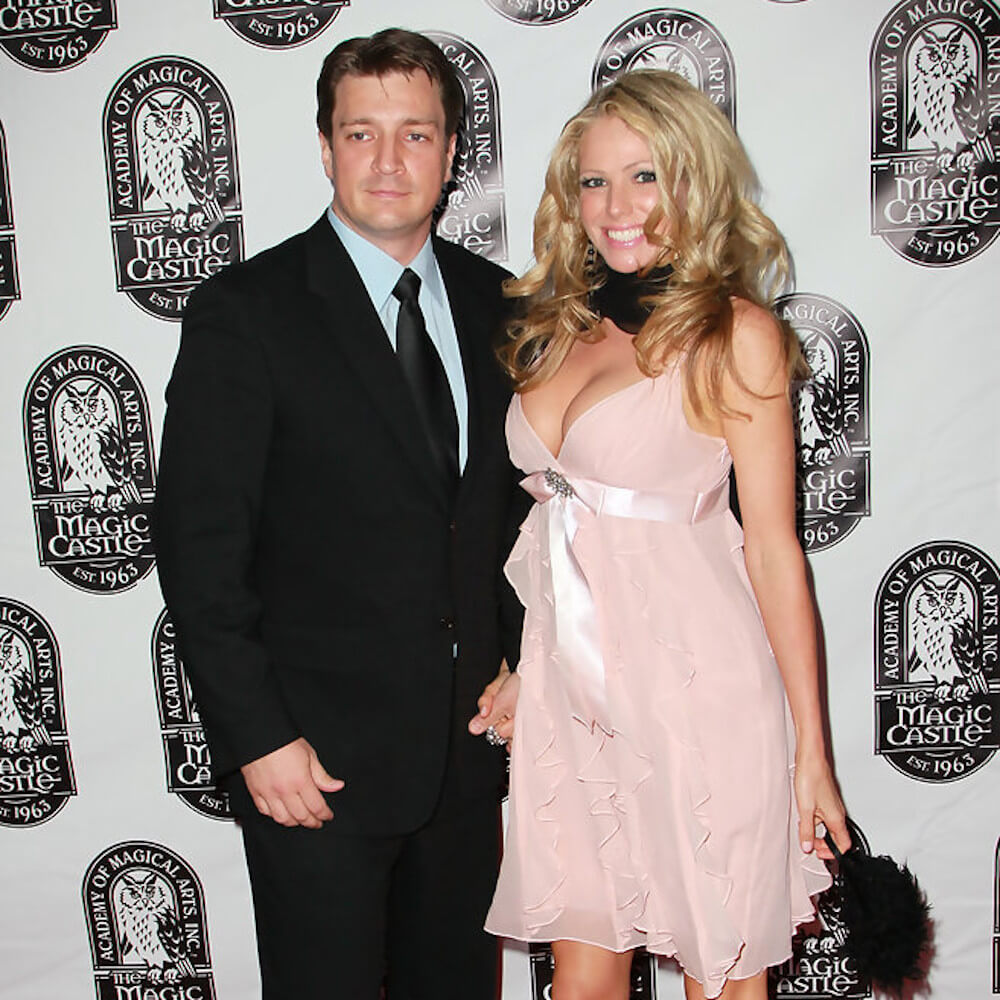 Nathan Fillion with Kate Luyben