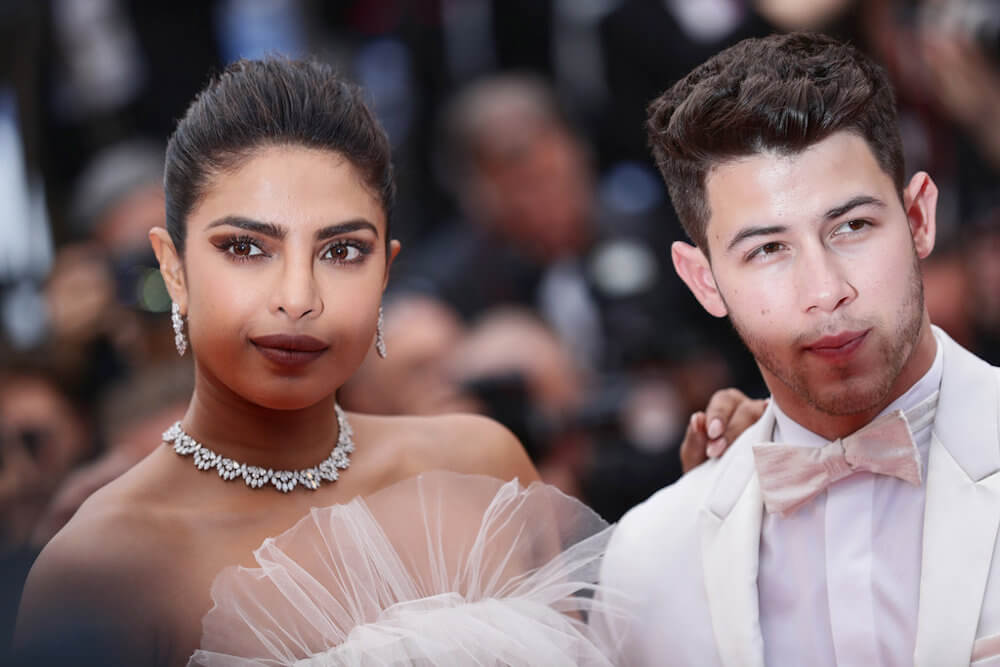 Nick Jonas with his wife Priyanka Chopra photo 2019