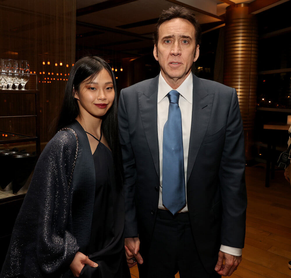 Nicolas Cage and his wife Riko Shibata