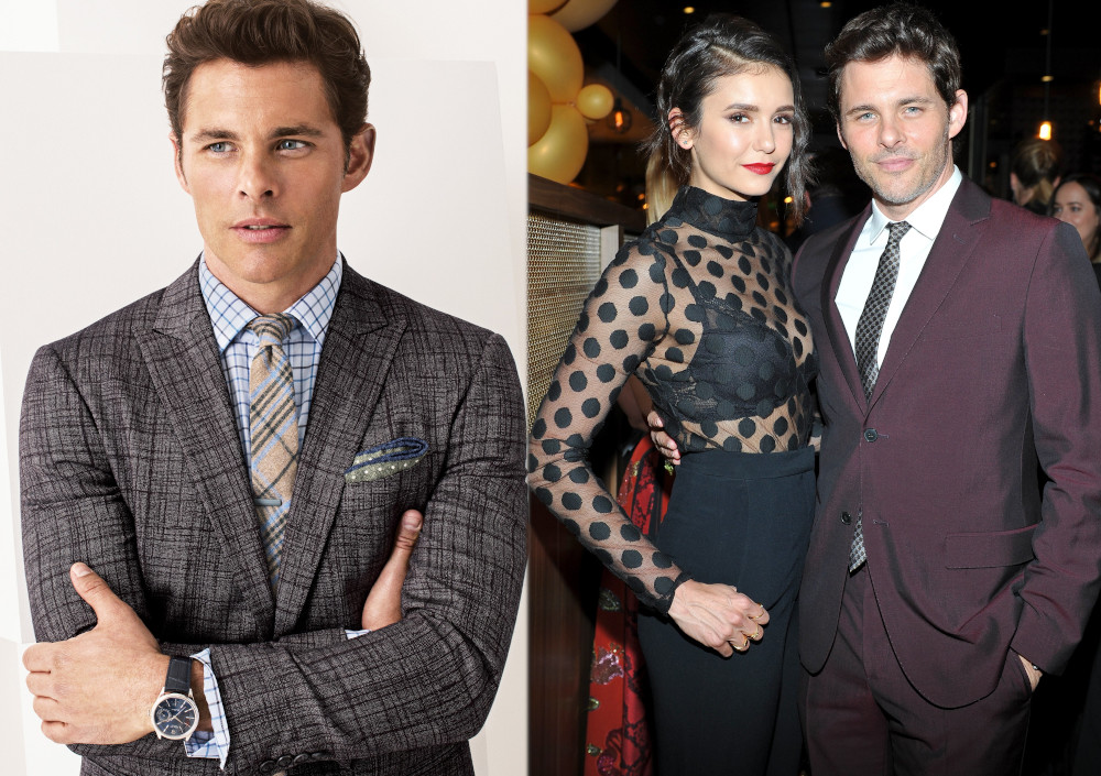 Nina Dobrev with ex boyfriend James Marsden