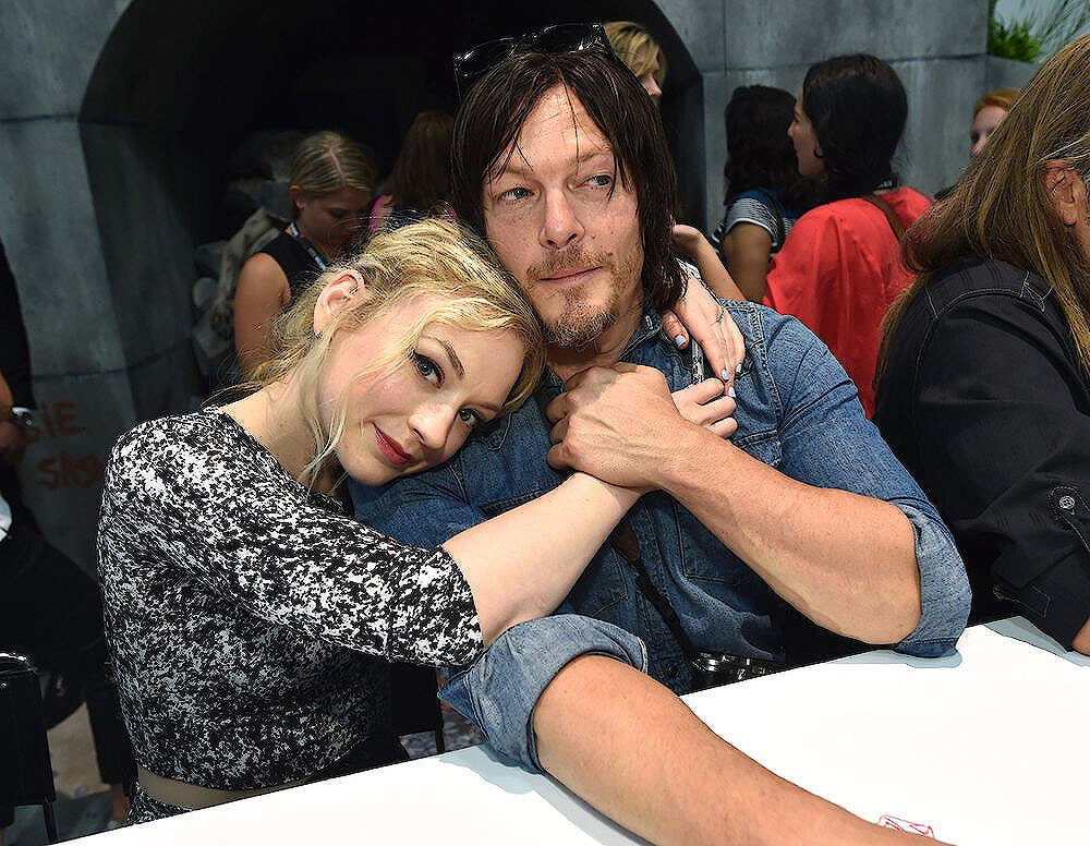 Norman Reedus with Emily Kinney