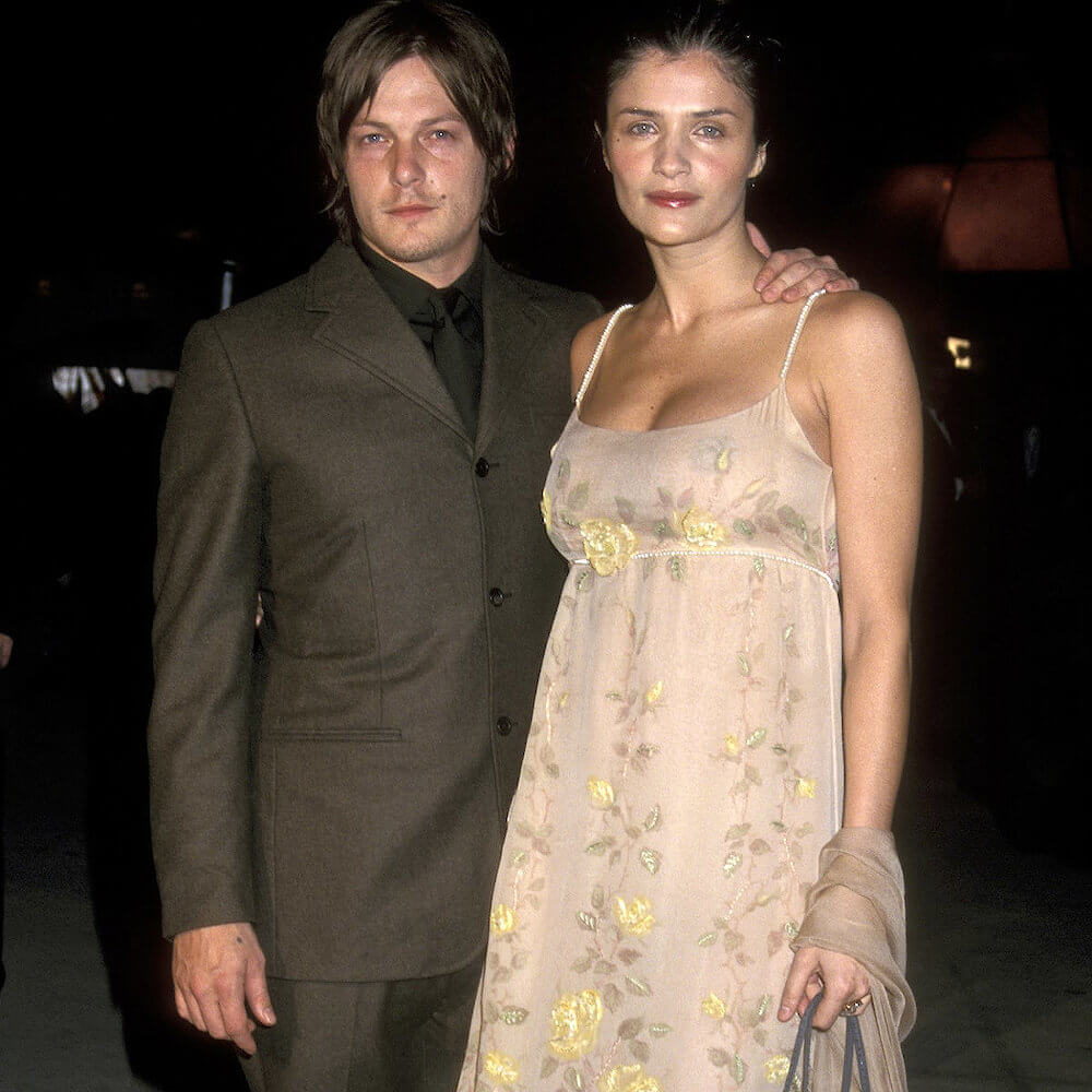 Norman Reedus and ex girlfriend Helena Christensen