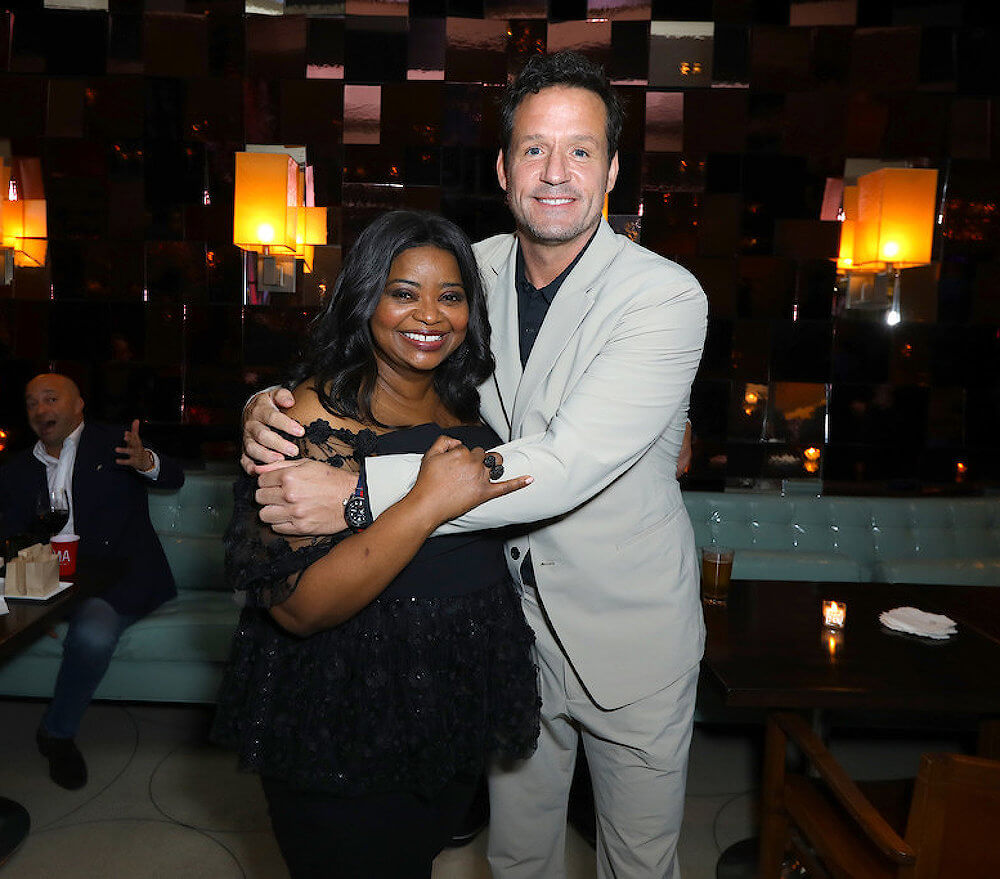 Octavia Spencer and ex boyfriend Josh Hopkins