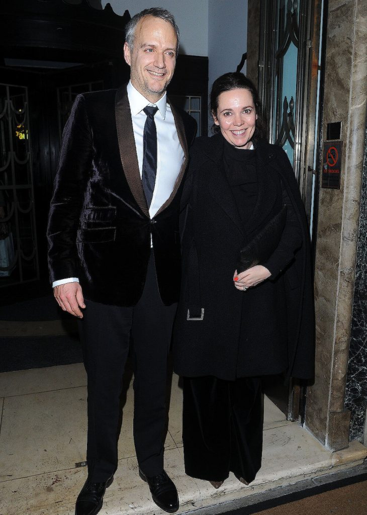 Olivia Colman with her husband Ed Sinclair