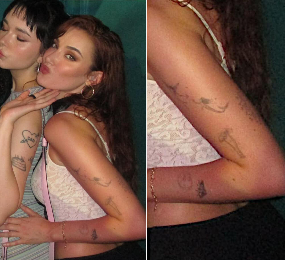 Olivia O'Brien tattoos on her left arm