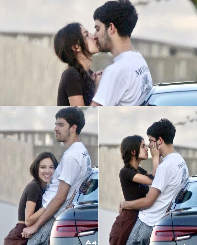 Olivia Rodrigo and Adam Faze are seen kissing