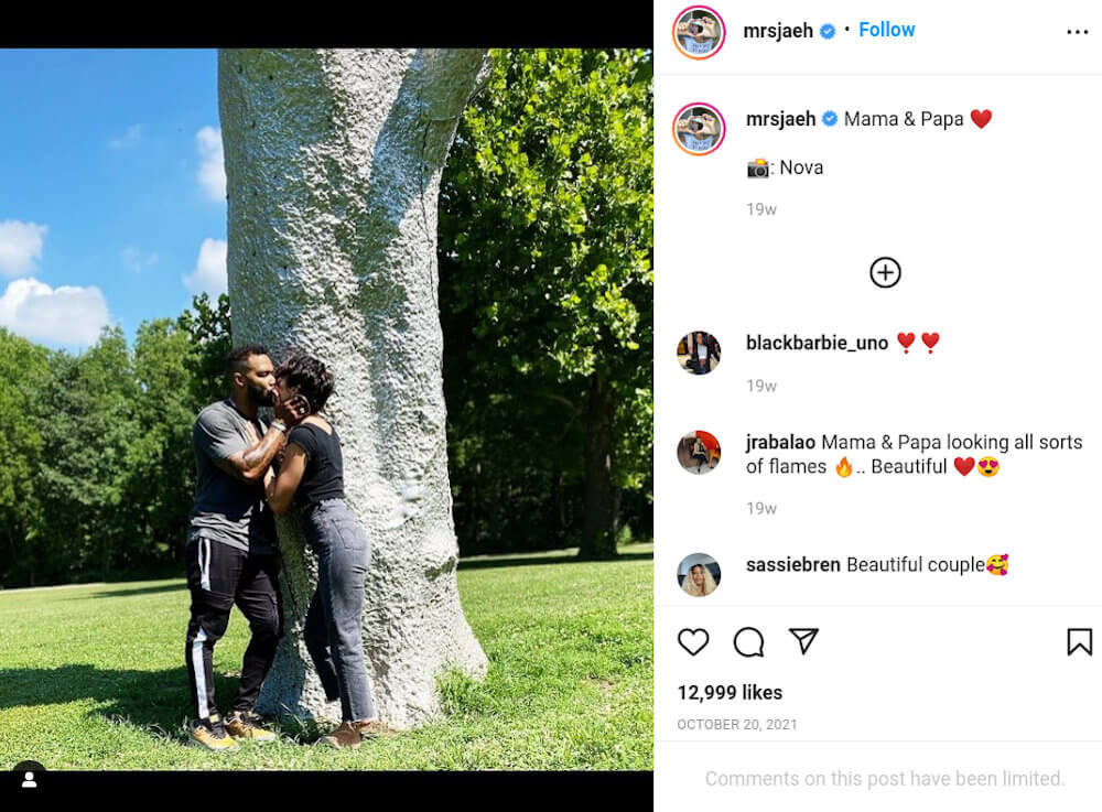 Omari Hardwick with his wife Jennifer Pfautch