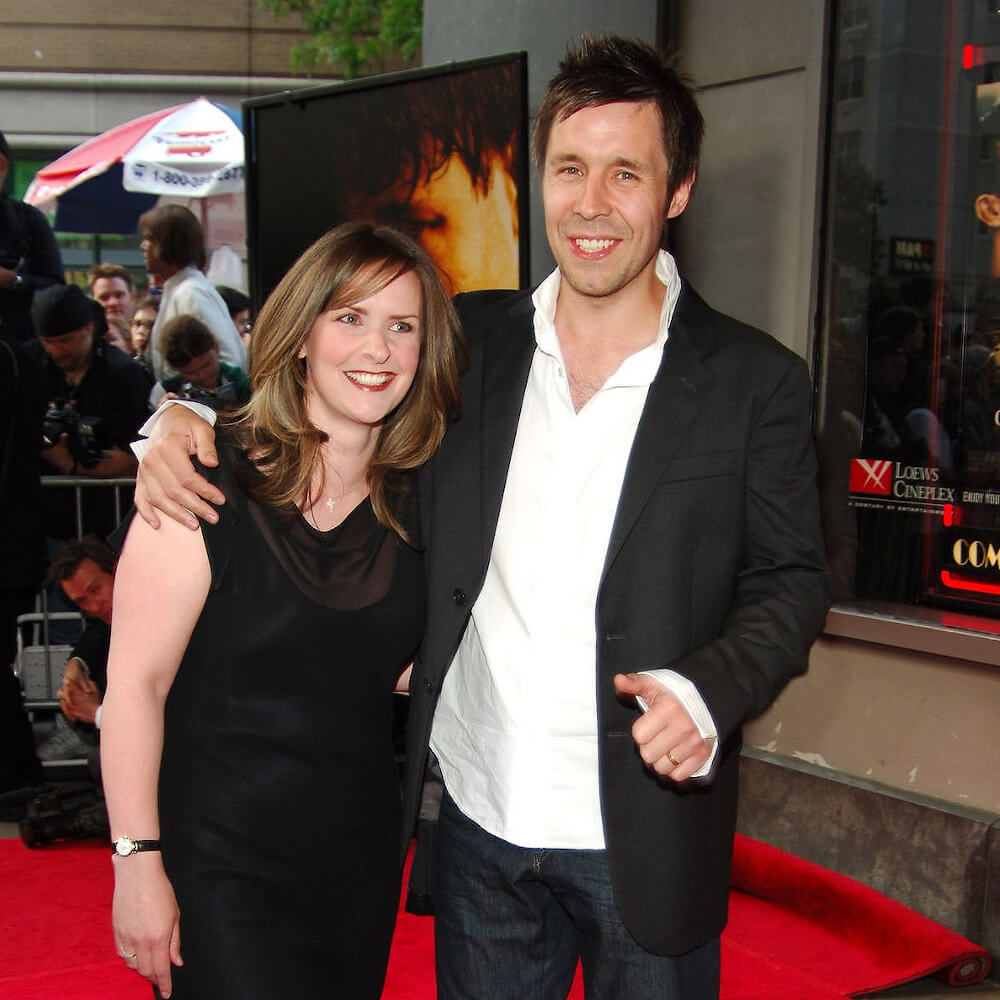 Paddy Considine with his wife Shelley Insley