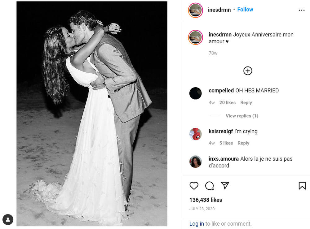 Paul Wesley and Ines de Ramon married