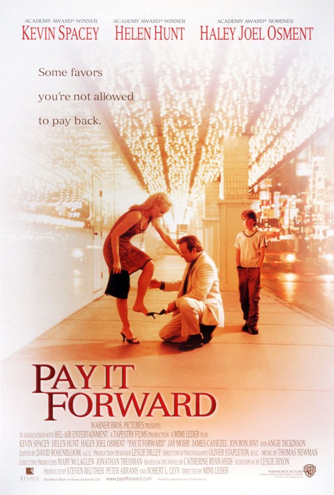 Pay It Forward 2000 poster