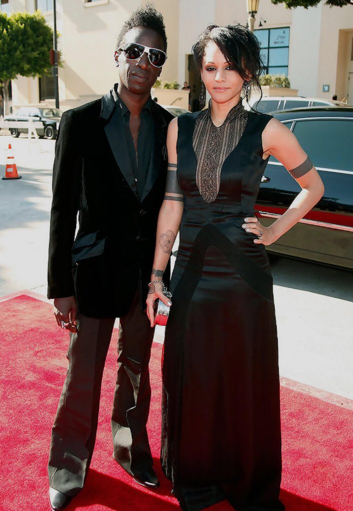 Persia White and ex boyfriend Saul Williams