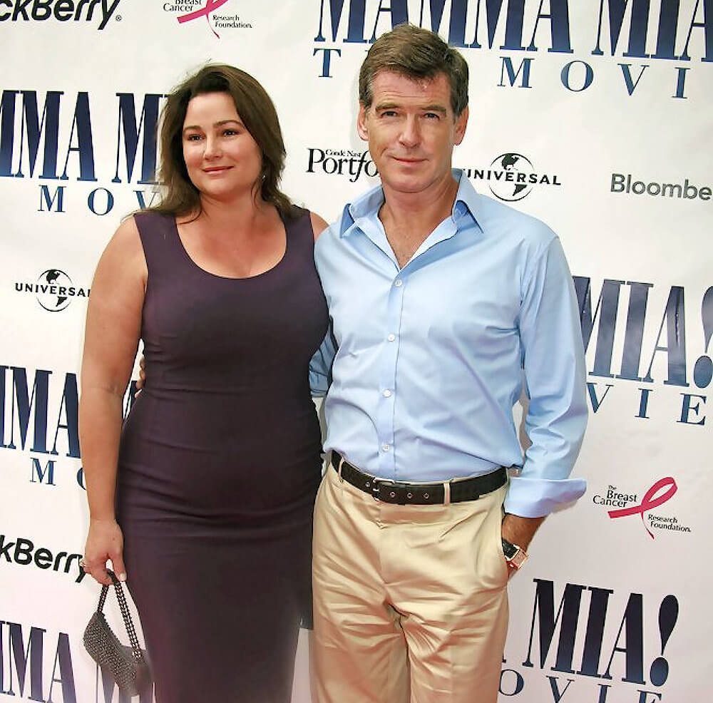 Pierce Brosnan and his current wife Keely Shaye Smith