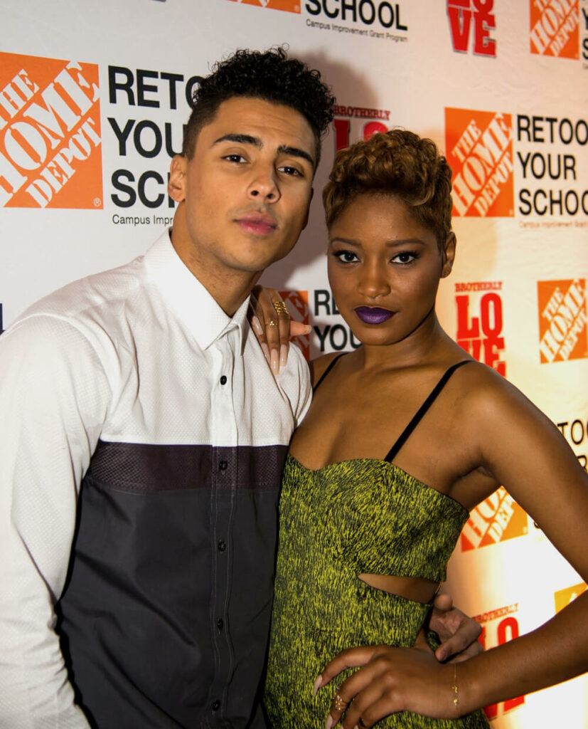 Quincy Brown and Keke Palmer