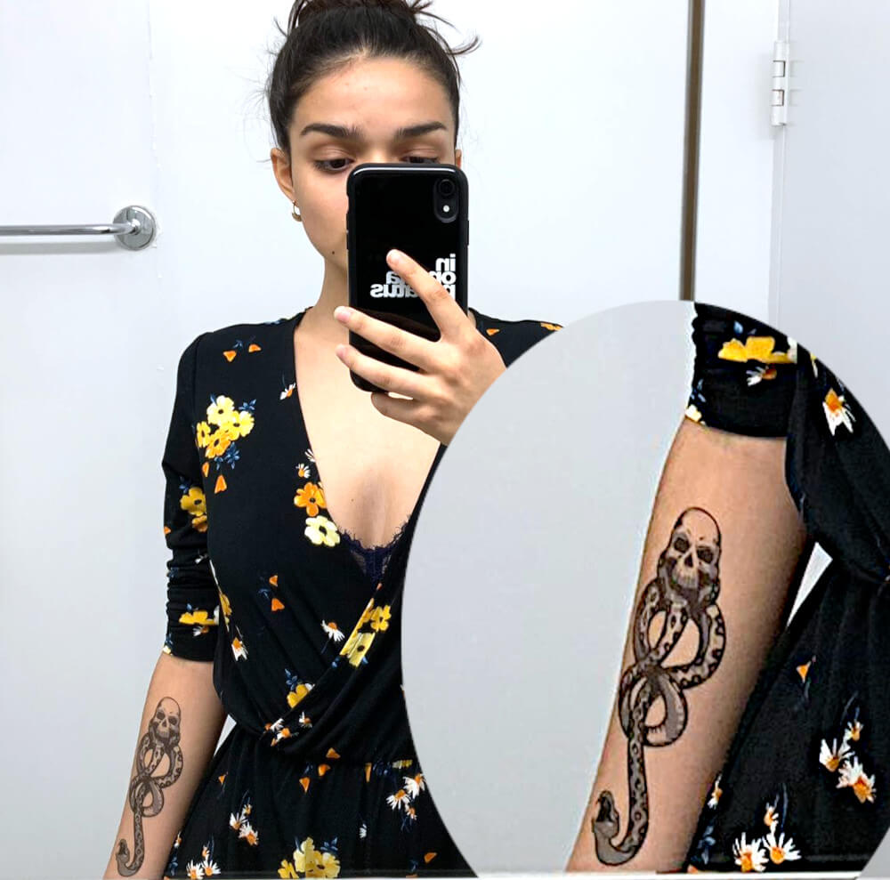 Rachel Zegler arm tattoo