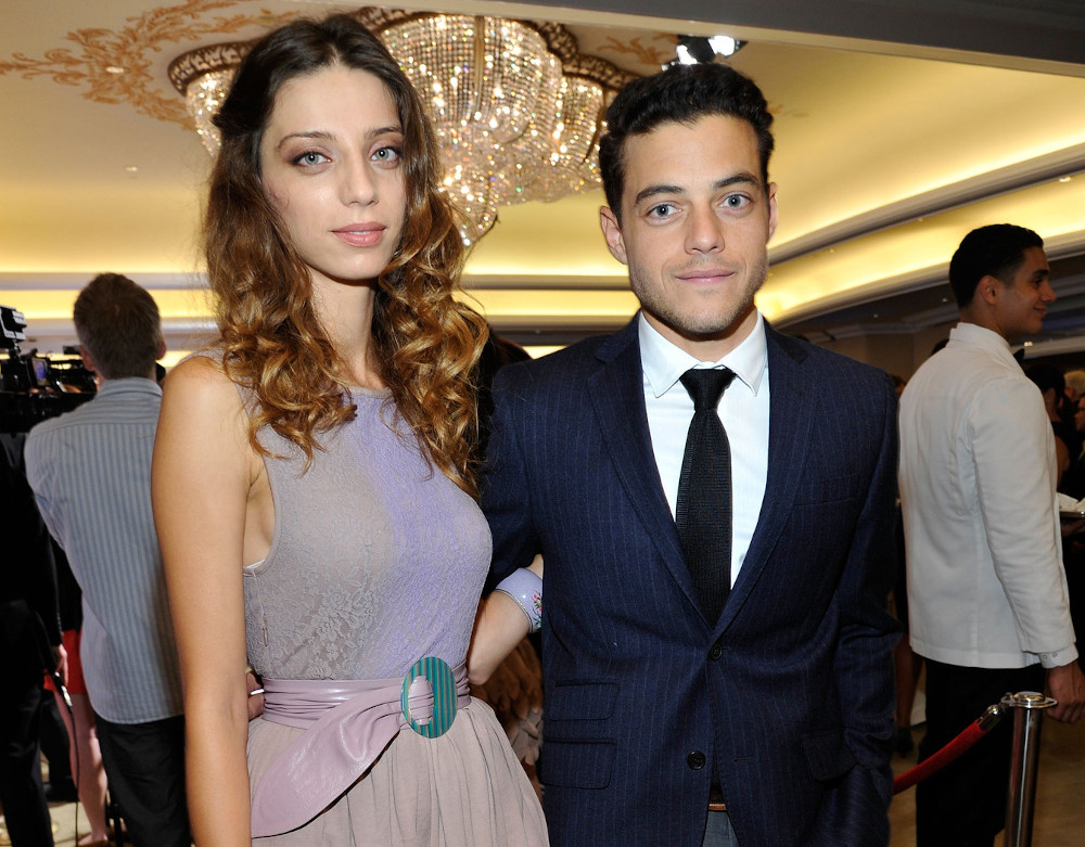 Rami Malek with ex girlfriend Angela Sarafyan