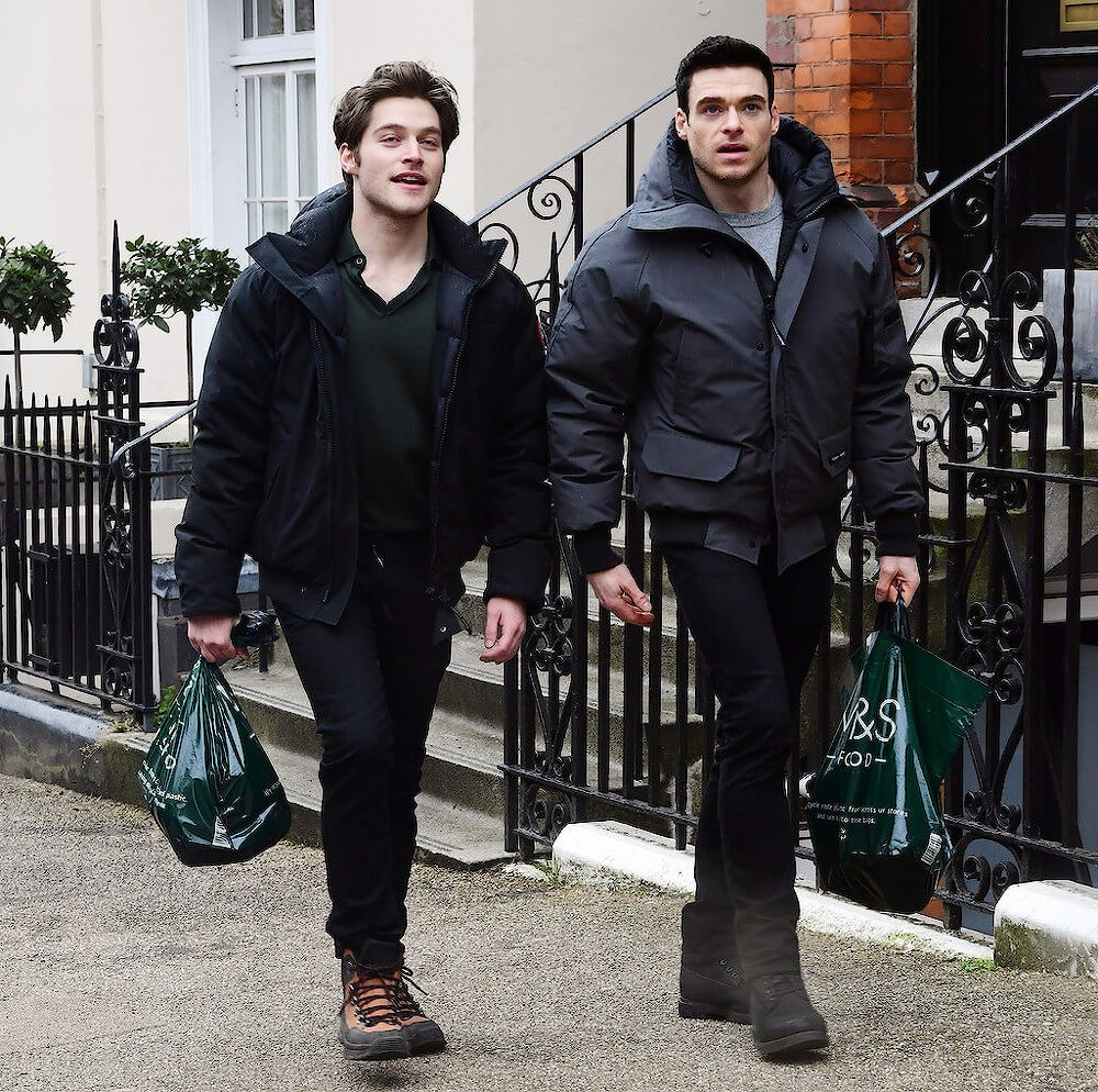 Richard Madden with his partner Froy Gutierrez