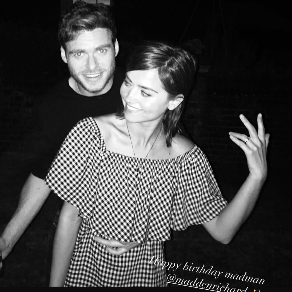 Richard Madden and his first girlfriend Jenna Coleman