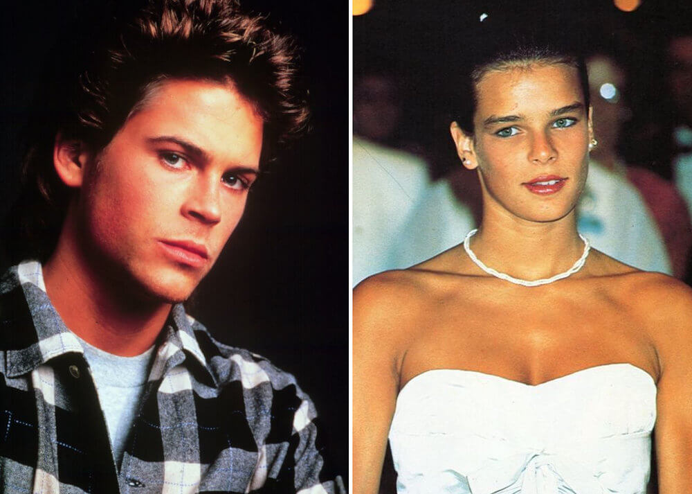 Rob Lowe and ex girlfriend Princess Stéphanie