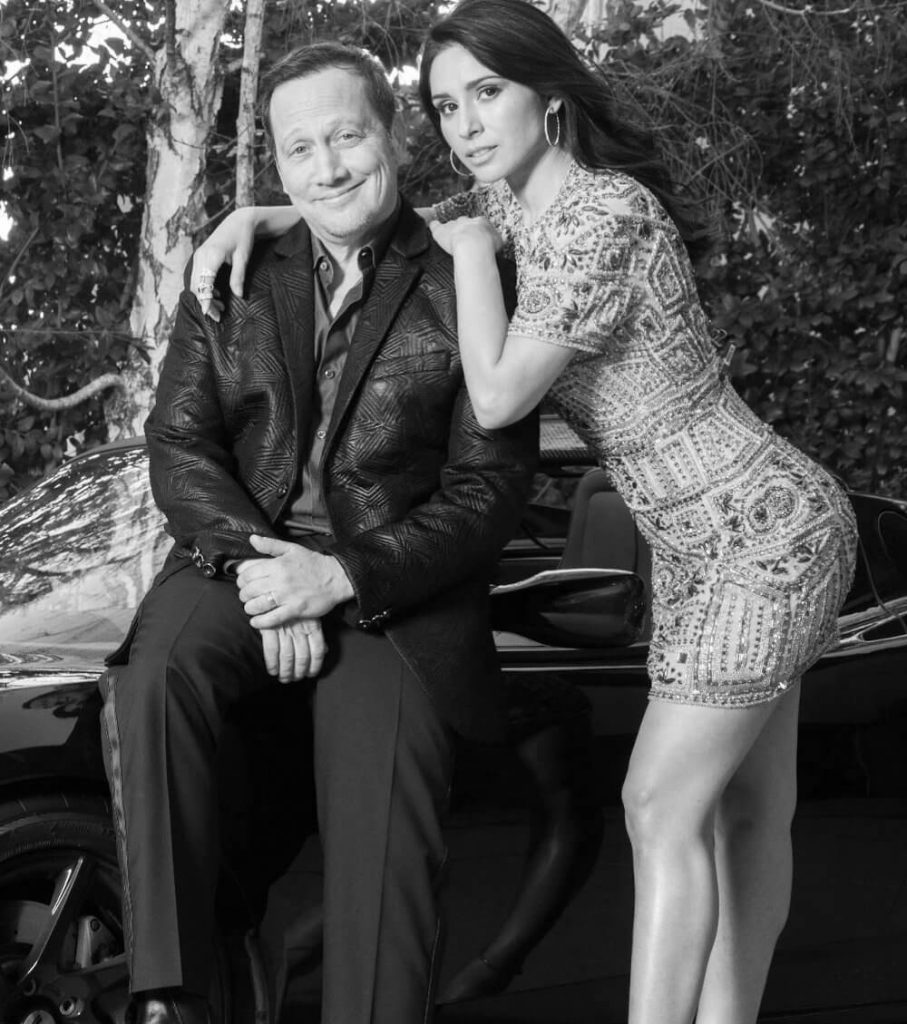 Rob Schneider with wife Patricia