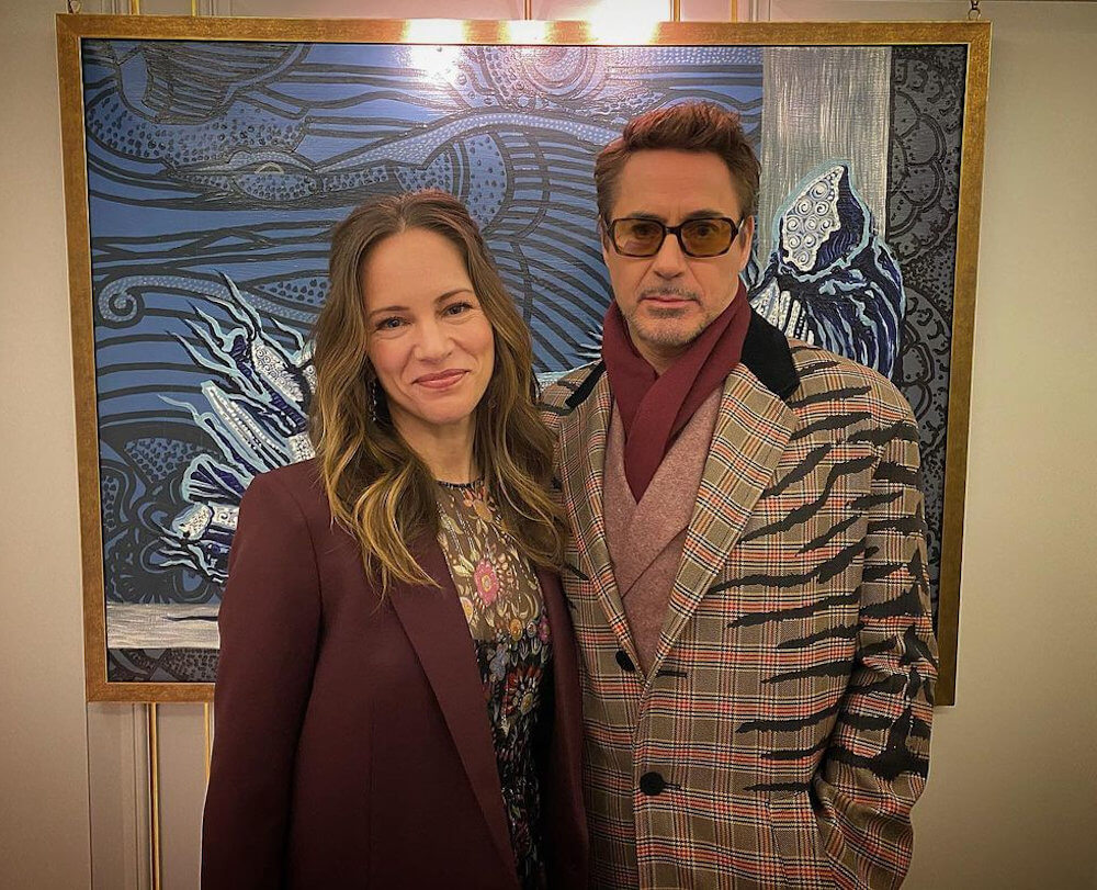 Robert Downey, Jr. with his current wife Susan Downey