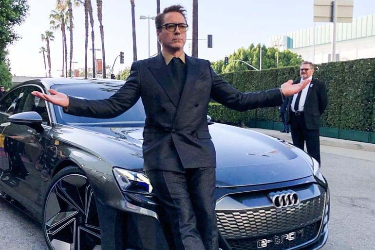 Robert Downey Jr.'s  Audi E-Tron GT