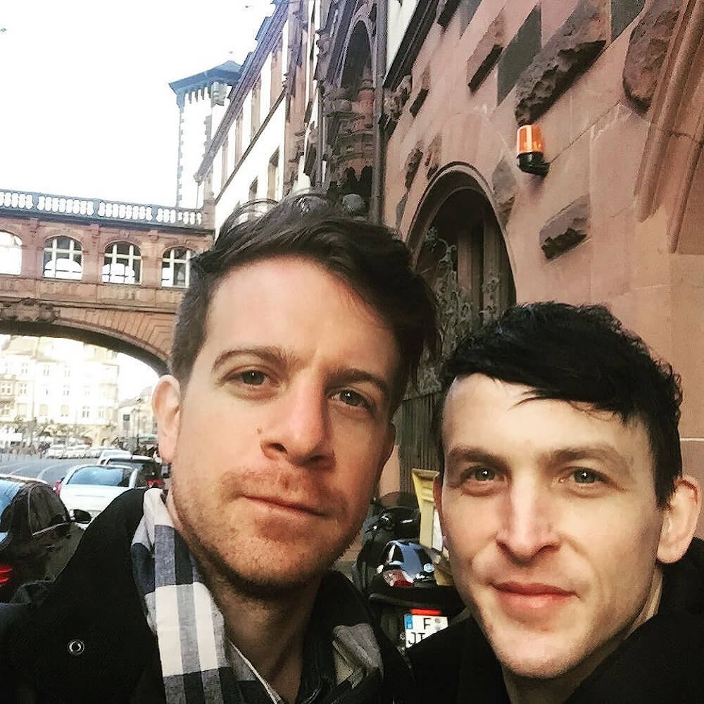 Robin Lord Taylor and Richard Dibella selfie