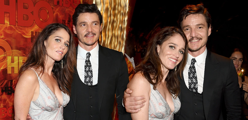 Robin Tunney with Pedro Pascal