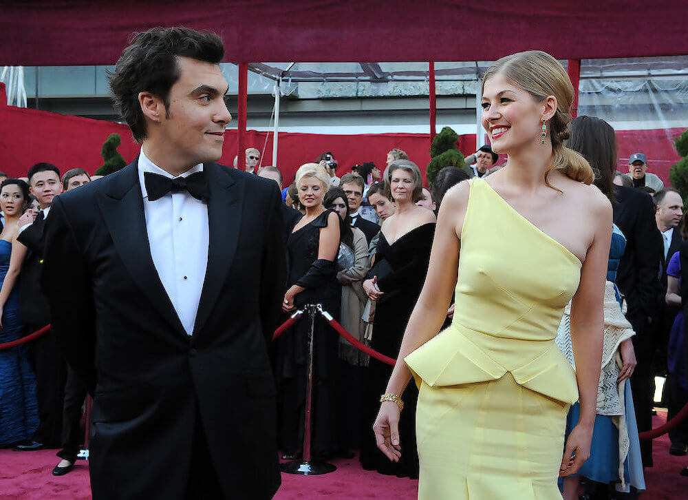 Rosamund Pike with ex boyfriend Joe Wright