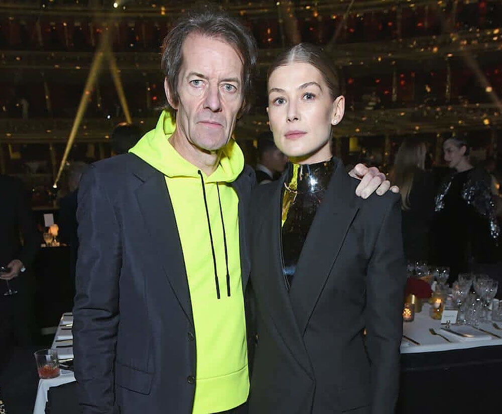 Rosamund Pike and her husband Robie Uniacke