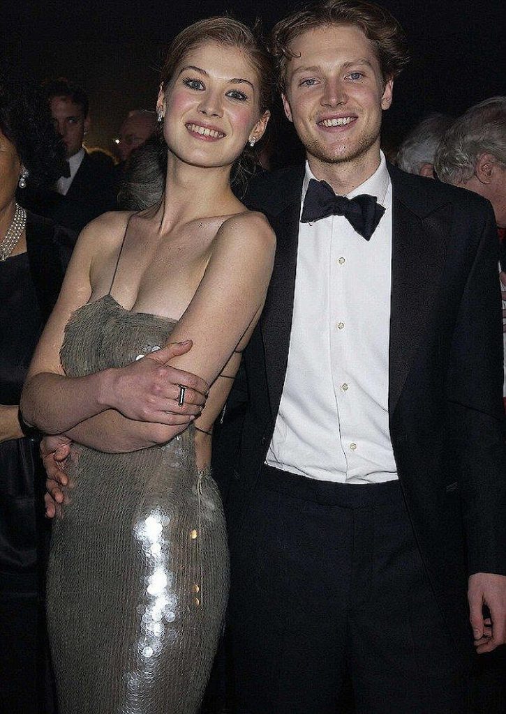 Rosamund Pike and ex Simon Woods