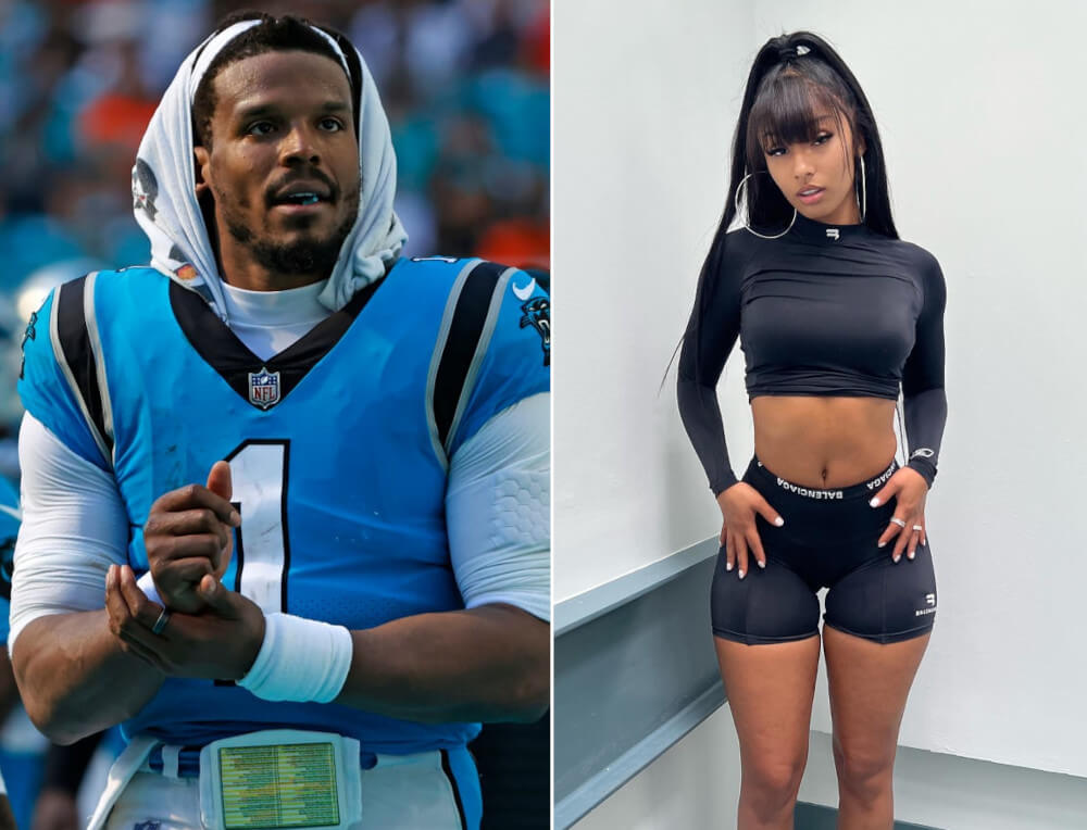 Rubi Rose with Cam Newton