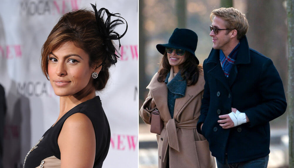 Ryan Gosling and future wife Eva Mendes