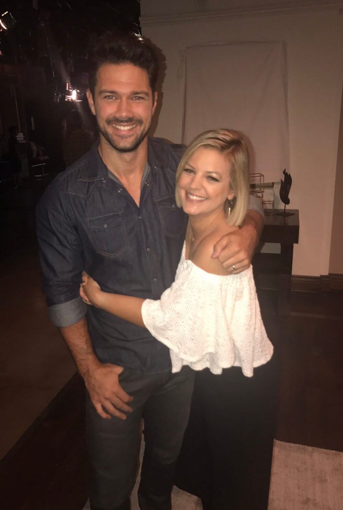 Ryan Paevey with ex girlfriend Kirsten Storms