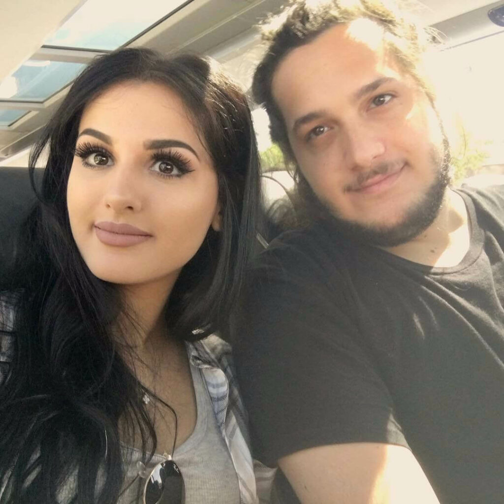 SSSniperWolf and ex boyfriend Evan Sausage