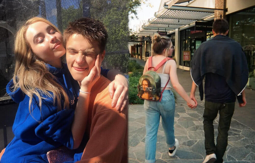 Sabrina Carpenter and her boyfriend Corey Fogelmanis