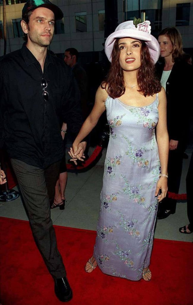 Salma Hayek and ex boyfriend Edward Atterton