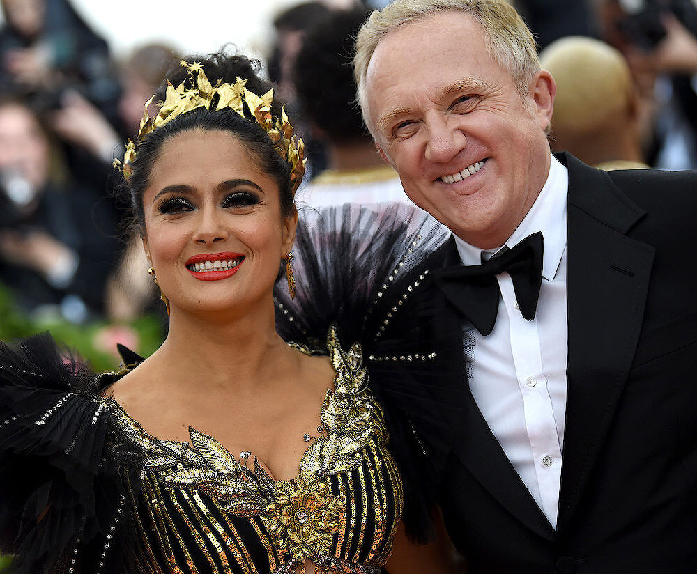 Salma Hayek and current husband François-Henri Pinault