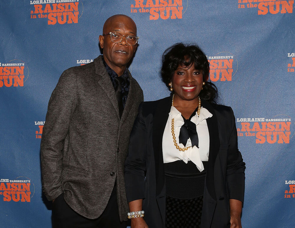 Samuel L. Jackson with wife LaTanya Richardson Jackson