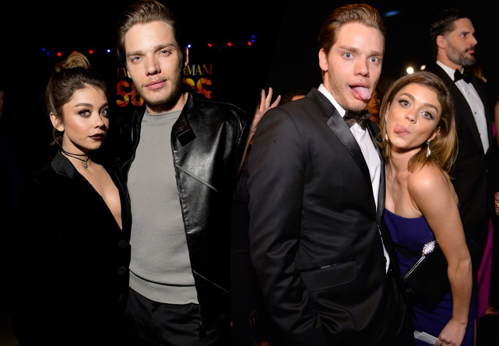 Sarah Hyland with boyfriend Dominic Sherwood