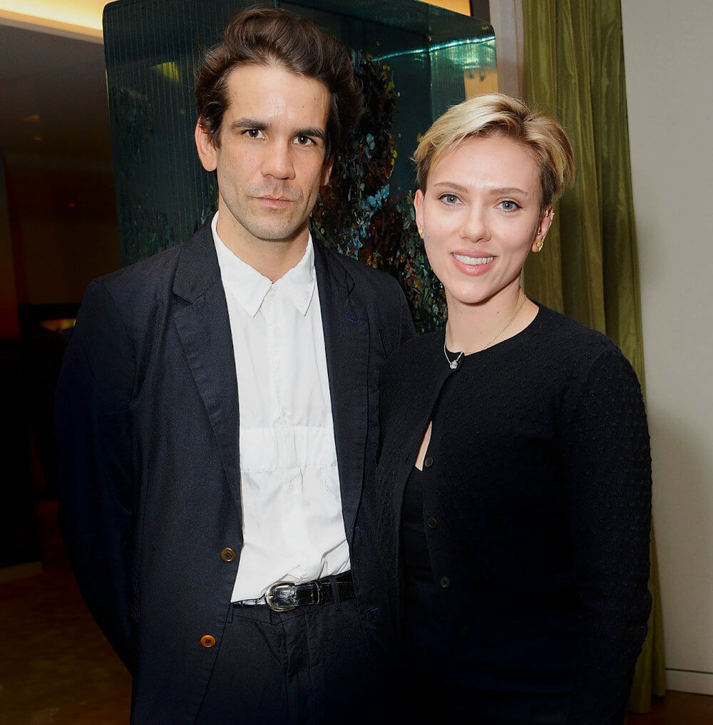 Scarlett Johansson and ex husband Romain Dauriac