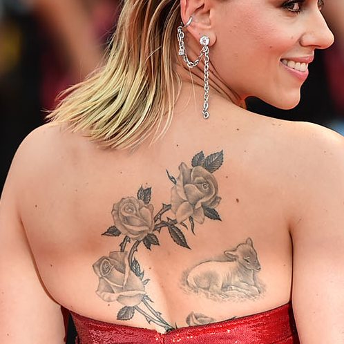 back tattoo Scarlett