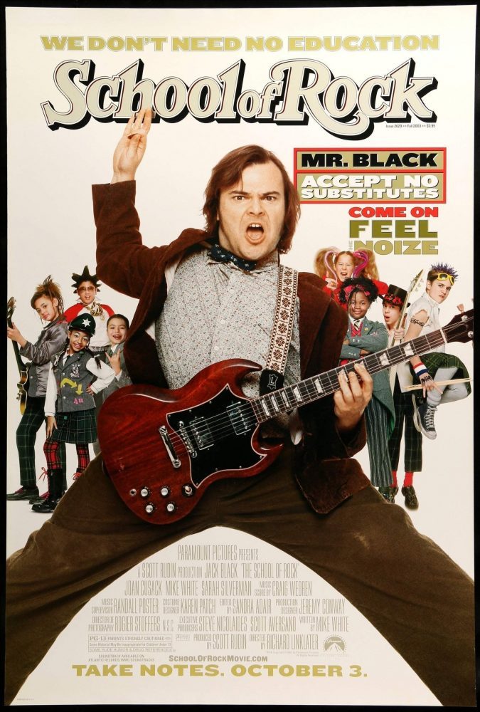 School of Rock 2003 poster